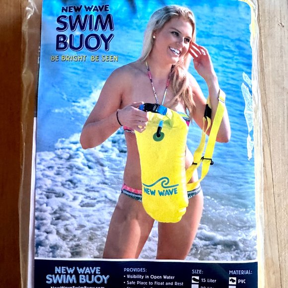 New Wave Swim Buoy - Swim Safety Float NWT With Free GIft - Picture 3 of 5